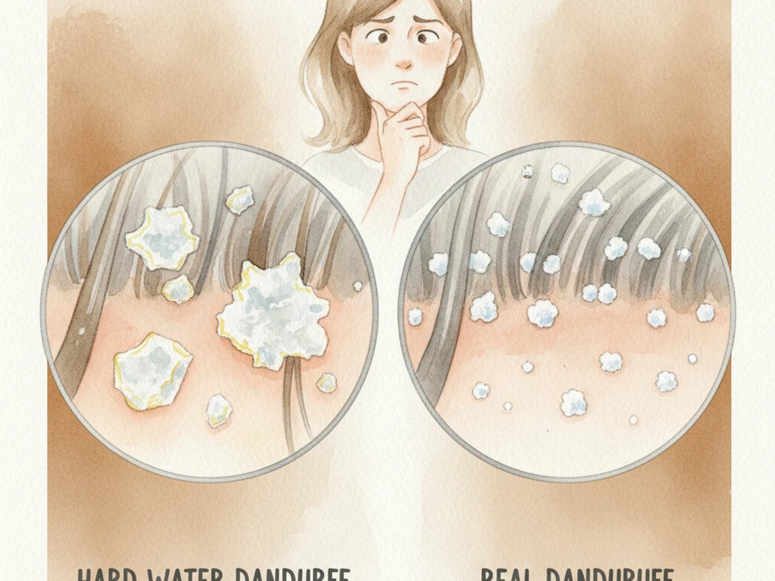 Hard Water Dandruff vs Real Dandruff: How to Tell in 2026