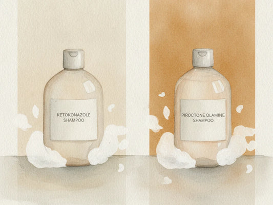 Which is better for dandruff, ketoconazole or piroctone olamine?